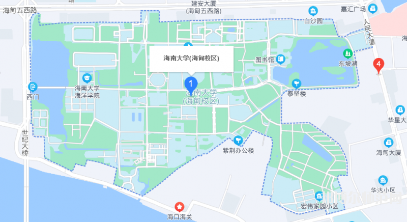 海南大學師范學院海甸校區2023年地址在哪里